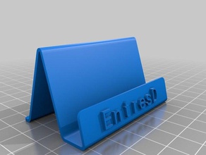 özelleştirilmiş iş kart sahibi benim entresd kaplar 3d print model - Mito3D