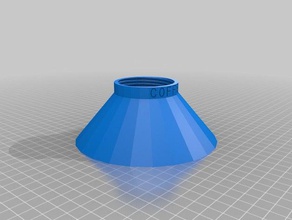 funnel fill bottle containers 3d print model - Mito3D