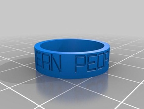 significa que las personas chupar los anillos personalizado 3d print model - Mito3D