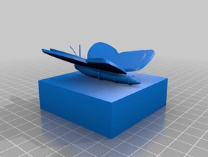 butterfly box 3d printing tests bug insect 3d print model - Mito3D