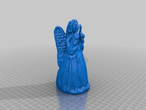 weeping angel tree topper creatures christmas doctor
