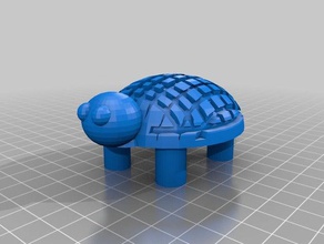 naso di maiale tartaruga 3d la stampa test 3d print model - Mito3D