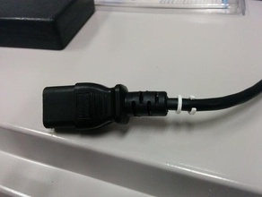 clip-tanımlayıcı Kablolar üzerinde organizasyon customizer tanımlamak usb 3d print model - Mito3D
