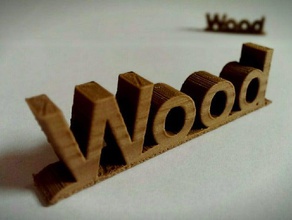 wood thing signs logos holz 3d print model - Mito3D