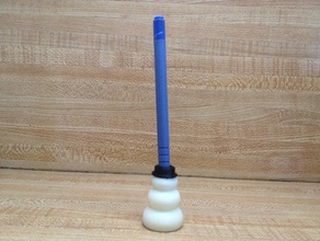 snowman pen pencil holder props dualstrusion winter 3d print model - Mito3D