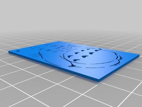 totoro a arte as ferramentas personalizado 3d print model - Mito3D