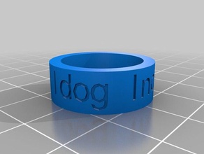 ring 8 rings customized 3d print model - Mito3D