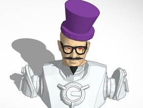 drow böse - action-Figur Menschen cory doctorow mashup der Bösewicht sein xkcd 3d print model - Mito3D
