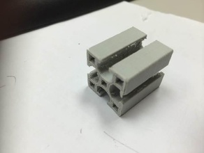 aluminum beam 20mm x20mm 120mm 3d printer parts 3d print model - Mito3D