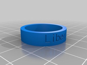 bens anello anelli personalizzato 3d print model - Mito3D