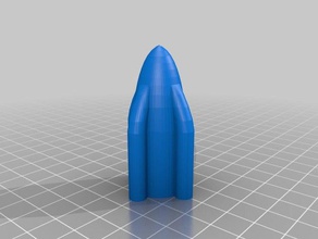 18mm nosecone raf roket araç silindirik 3d print model - Mito3D