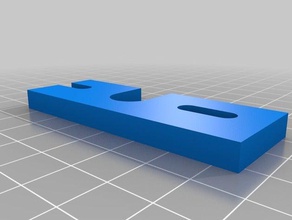 placca j-testa 3d la stampante estrusori 3d print model - Mito3D