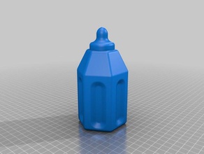 baby doll Flasche - Spielzeug Spiel Zubehör 3d print model - Mito3D