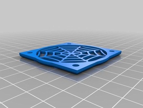 rejilla del ventilador de 50 mm spiderman 3d la impresión 3d print model - Mito3D