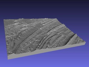 collège d'etat de pennsylvanie l'apprentissage la géodésie paysage tout en relief carte topographique topographie 3d print model - Mito3D