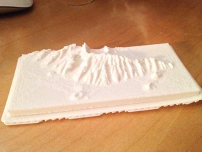honolulu hawaii de l'apprentissage la géodésie soulevées tout en relief topographique topographie 3d print model - Mito3D