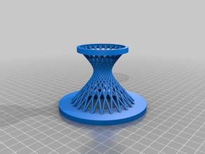 ruled hyperboloid math art customized 3d print model - Mito3D