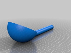 my coffee measuring spoon kitchen dining customized 3d print model - Mito3D