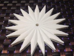 3 inch starburst gear interactive art cog sixdollaftlong 3d print model - Mito3D