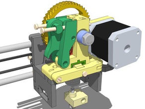 lucas extrusor por fin universal de la extrusora 3d impresora extrusoras bal cama nivelación automática filamento 3d print model - Mito3D