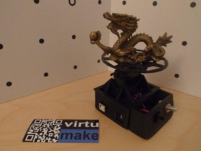 automated arduino 3d-scanner turntable printer accessories 3dscan david virtumake 3d print model - Mito3D