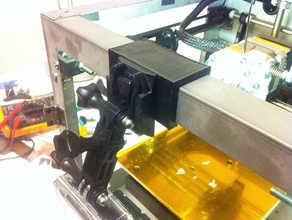 solidoodle gopro placa de montagem 3d a impressora os acessórios anexo quadro hero3 timelapse vídeo 3d print model - Mito3D