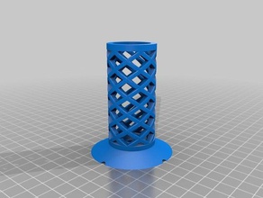 spiral mesh toothbrushrazor holder bathroom 3d print model - Mito3D