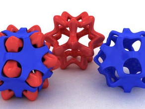 dodecahedron dual extrude other 3d print model - Mito3D