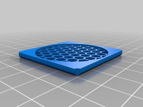 il mio personalizzato generici di protezione della ventola filtro a maglia nido d'ape parti 3d print model - Mito3D
