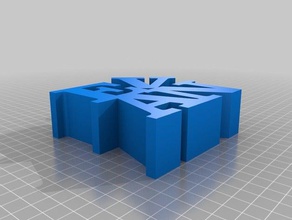 evan personalizzato parola scultura sculture 3d print model - Mito3D