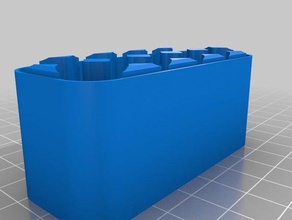 benim Pil Kutusu alt özelleştirilmiş kaplar 3d print model - Mito3D