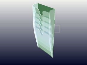 Papier rack - Organisation Acryl cnc-Mühle container lasercut 3d print model - Mito3D