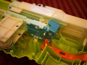 praxis slamfire lockplate - Spielzeug Spiel Zubehör disc hack modding nerf 3d print model - Mito3D