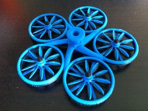hover craft inspirado girar la parte superior mecánica los juguetes aire impulsado globos experimento 3d print model - Mito3D