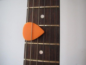 guitar pick music electric plectrum sturdy 3d print model - Mito3D