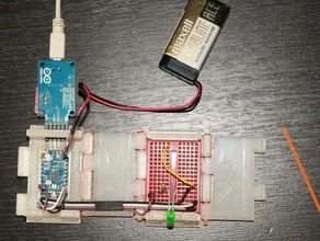 folding arduino mini lab electronics case 3d print model - Mito3D