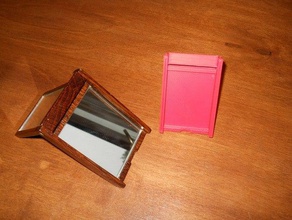 foldable bag mirror accessories 3d print model - Mito3D