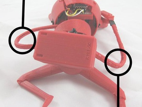 servo-Kette Requisiten Roboter Draht 3d print model - Mito3D