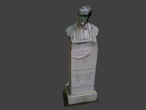 siegfried marcus statua wien sculture gsi2014 karlsplatz tu 3d print model - Mito3D