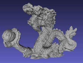 escaneado de dragón chino exploraciones las réplicas david sls 3d print model - Mito3D