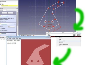 freecad sketch openscad script other constrained converter svg tool 3d print model - Mito3D