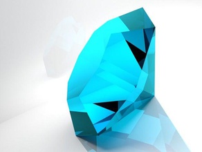 diamond Modelle Diamanten glänzend 3d print model - Mito3D