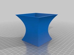 meine kundengebundene quadratische vase, Tasse, Armband-generator Dekor 3d print model - Mito3D