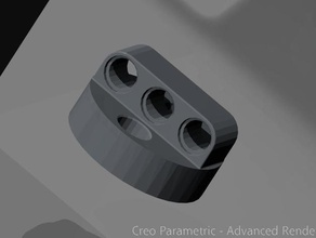 lego servo mount robotics first ftc 3d print model - Mito3D