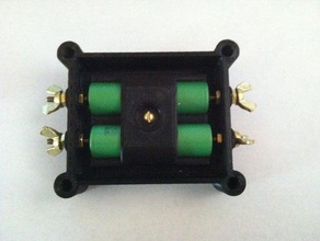 caixa de bateria eletrônica 18650 suporte da 3d print model - Mito3D