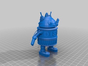 yeni roboboogie maskotu Robotik 3d print model - Mito3D