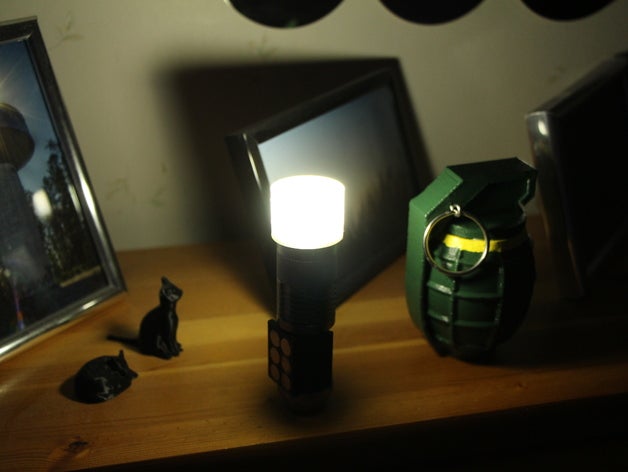 sipik sk68 lantern cap tools flashlight 3D print model - Mito3D