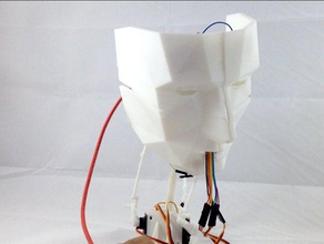 robotique cou d'autres joint à rotule visage servo 3d print model - Mito3D