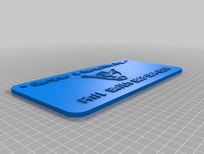 phil-gm-chave da cadeia 2 sinais logotipos personalizado 3d print model - Mito3D