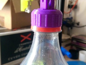 Flasche Schraubverschluss gopro mount andere bottle cap 3d print model - Mito3D